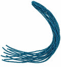 Faceted Glass Beads - Deep Teal Blue, 2.7 x 2 mm