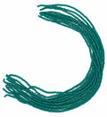 Faceted Glass Beads - Tropical Teal, 2.7 x 2 mm