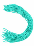 Faceted Glass Beads - Aqua Turquoise, 3.2 x 2.7 mm
