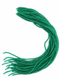 Faceted Glass Beads - Vivid Emerald Green, 3.2 x 2.7 mm
