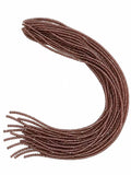 Faceted Glass Beads - Smoky Rose Brown, 3.2 x 2.7 mm
