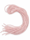 Faceted Glass Beads - Soft Blush Pink, 4 x 3 mm Roundelle