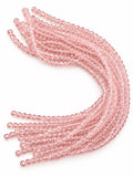 Crystal Rondelle Beads - Pale Blush Pink, 8 x 6 mm