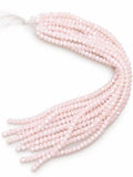 Crystal Rondelle Beads - Soft Pink AB, 8 x 6 mm