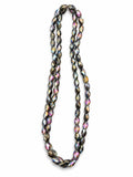 K9 Dark Aurora AB Glass Beads - Faceted Teardrop, 6 x 9 mm