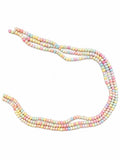 Crystal Rondelle Beads - Pastel Rainbow Mix, 4 x 3 mm